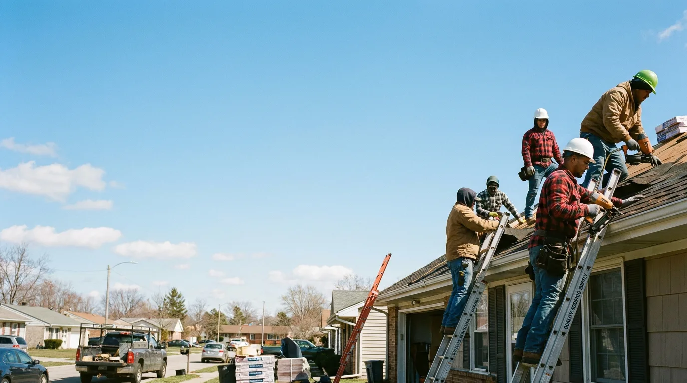 Roofing in University Center, MI near me